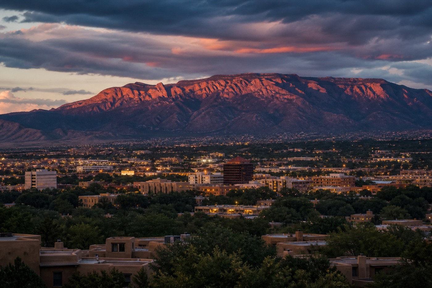Casino district of Albuquerque, New Mexico