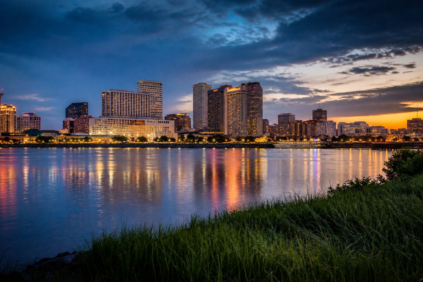 Casino district of Bossier City, Louisiana