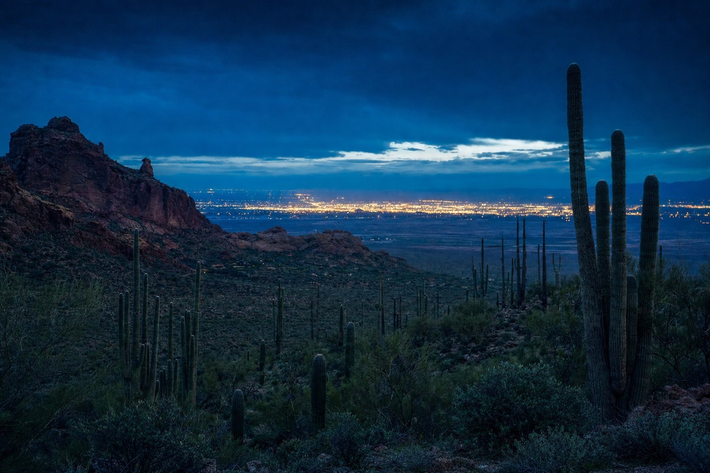 Casino-country landscape representative of Arizona