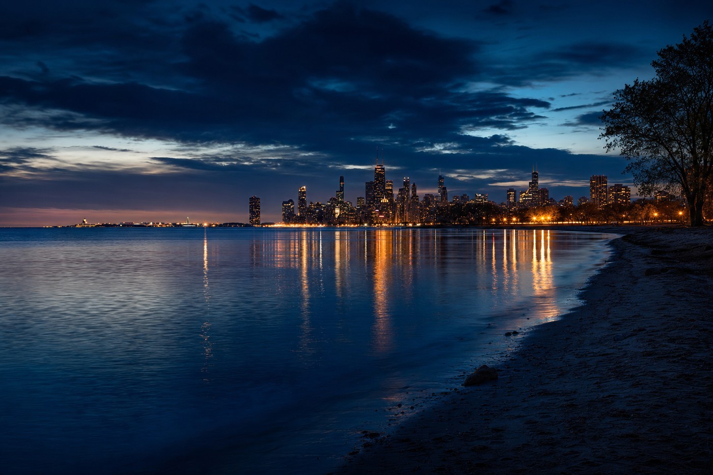 Casino-country landscape representative of Illinois
