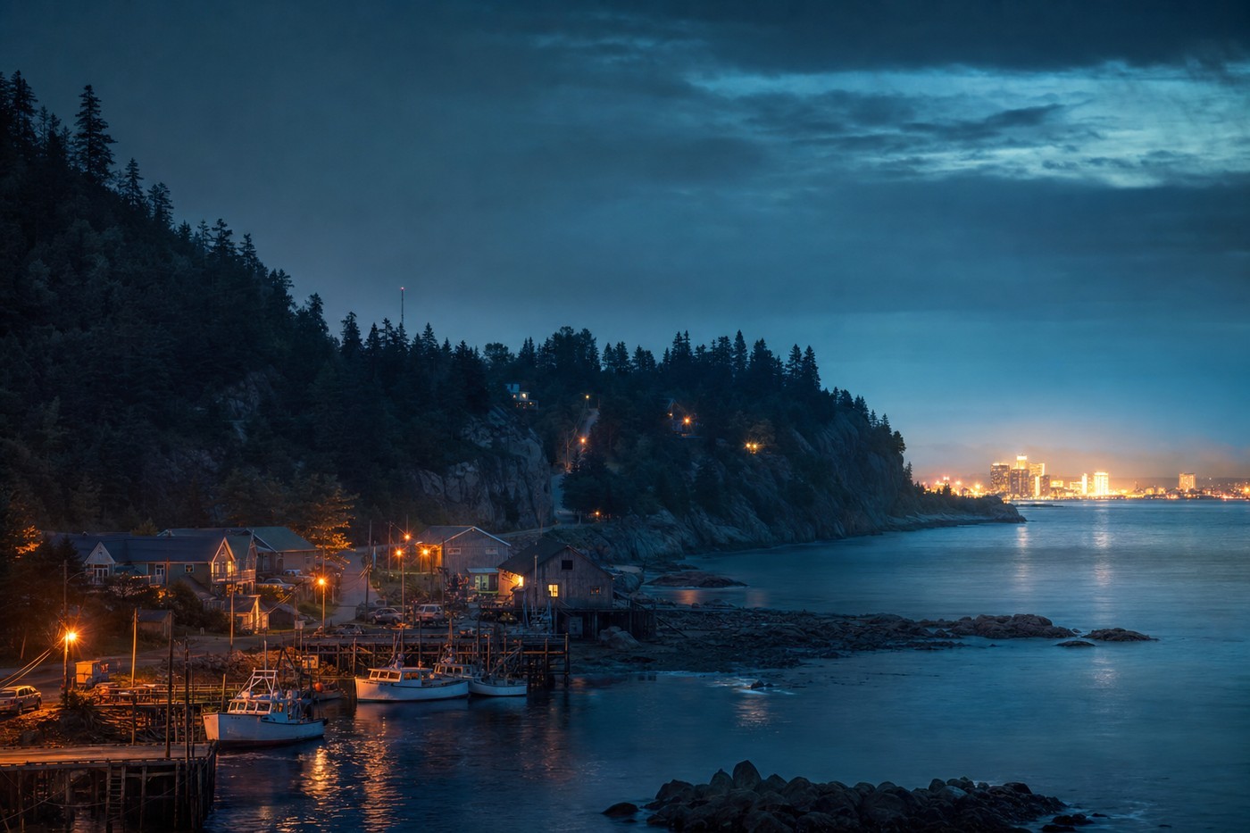 Casino-country landscape representative of Maine