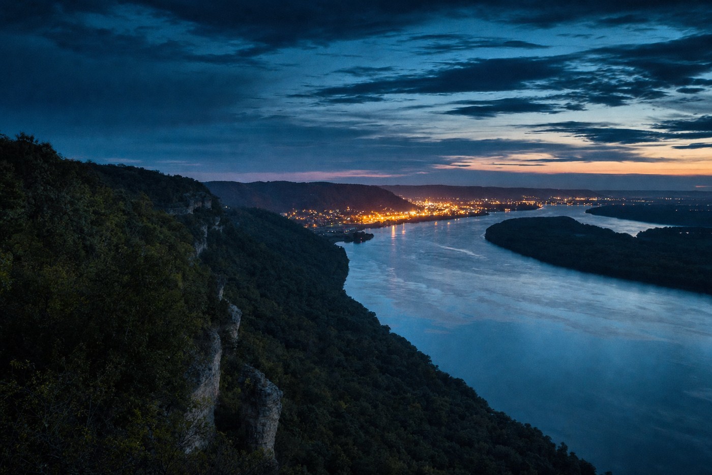 Casino-country landscape representative of Missouri