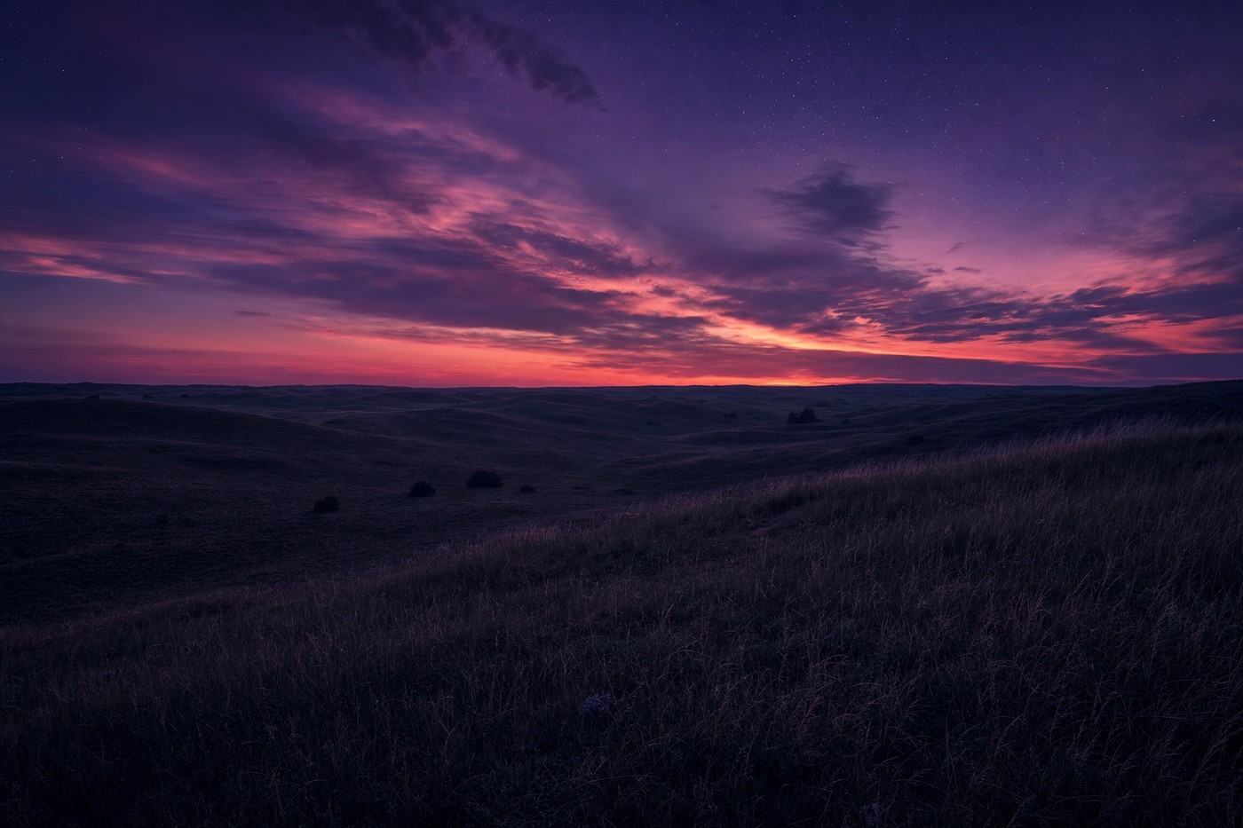 Casino-country landscape representative of Nebraska