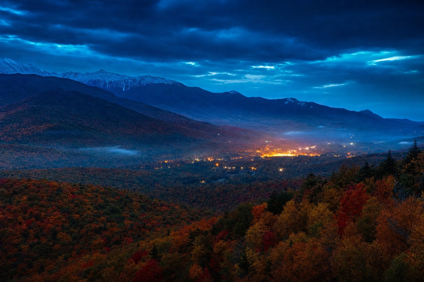 Casino-country landscape representative of New Hampshire