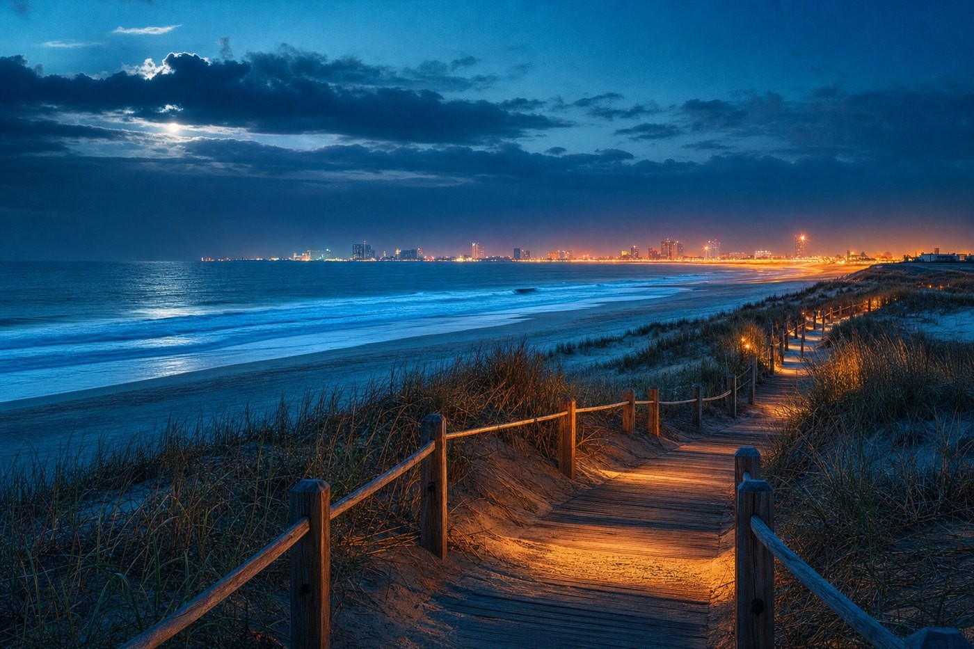 Casino-country landscape representative of New Jersey