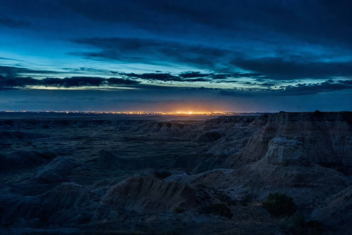 Casino-country landscape representative of North Dakota