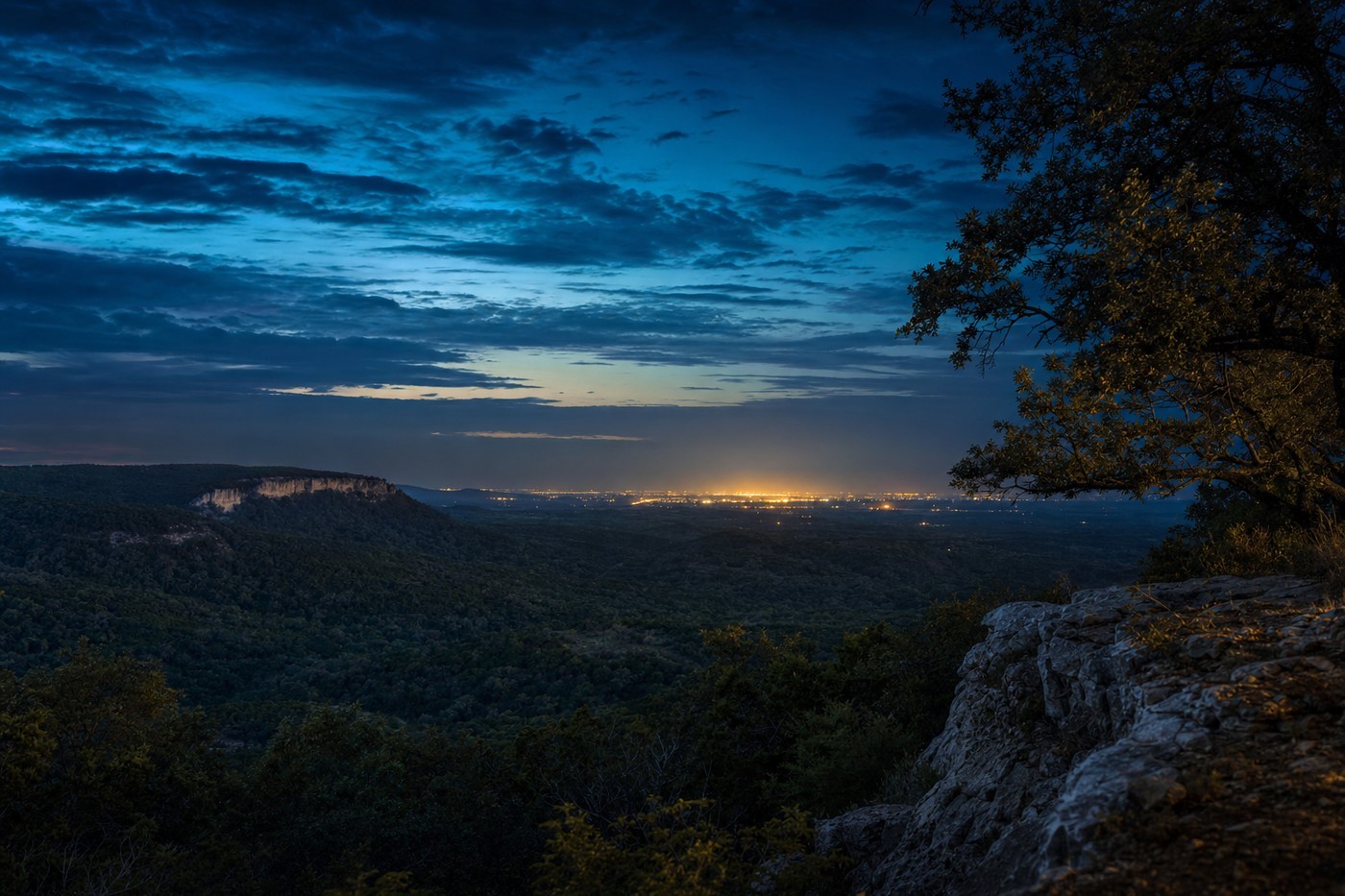 Casino-country landscape representative of Texas
